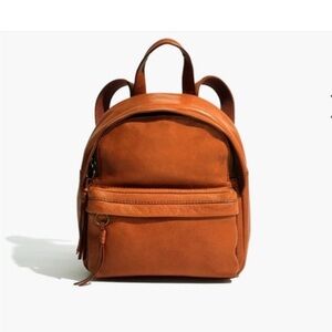 Madewell leather mini backpackk
